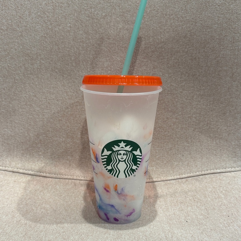 Starbucks Limited Edition Color Changing Cold Cup 24oz